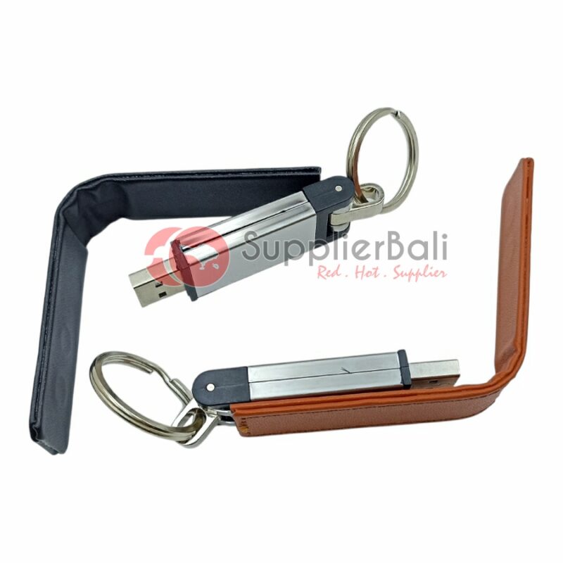 Flashdisk Leather 20 3 - Supplier FlashDisk Bali